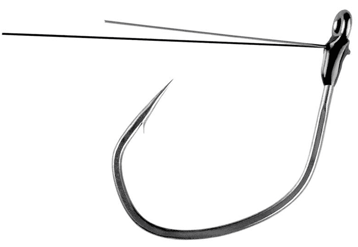 Gamakatsu 367213 G-Finesse WeedlessWacky Hook Size 3/0, Titanium 