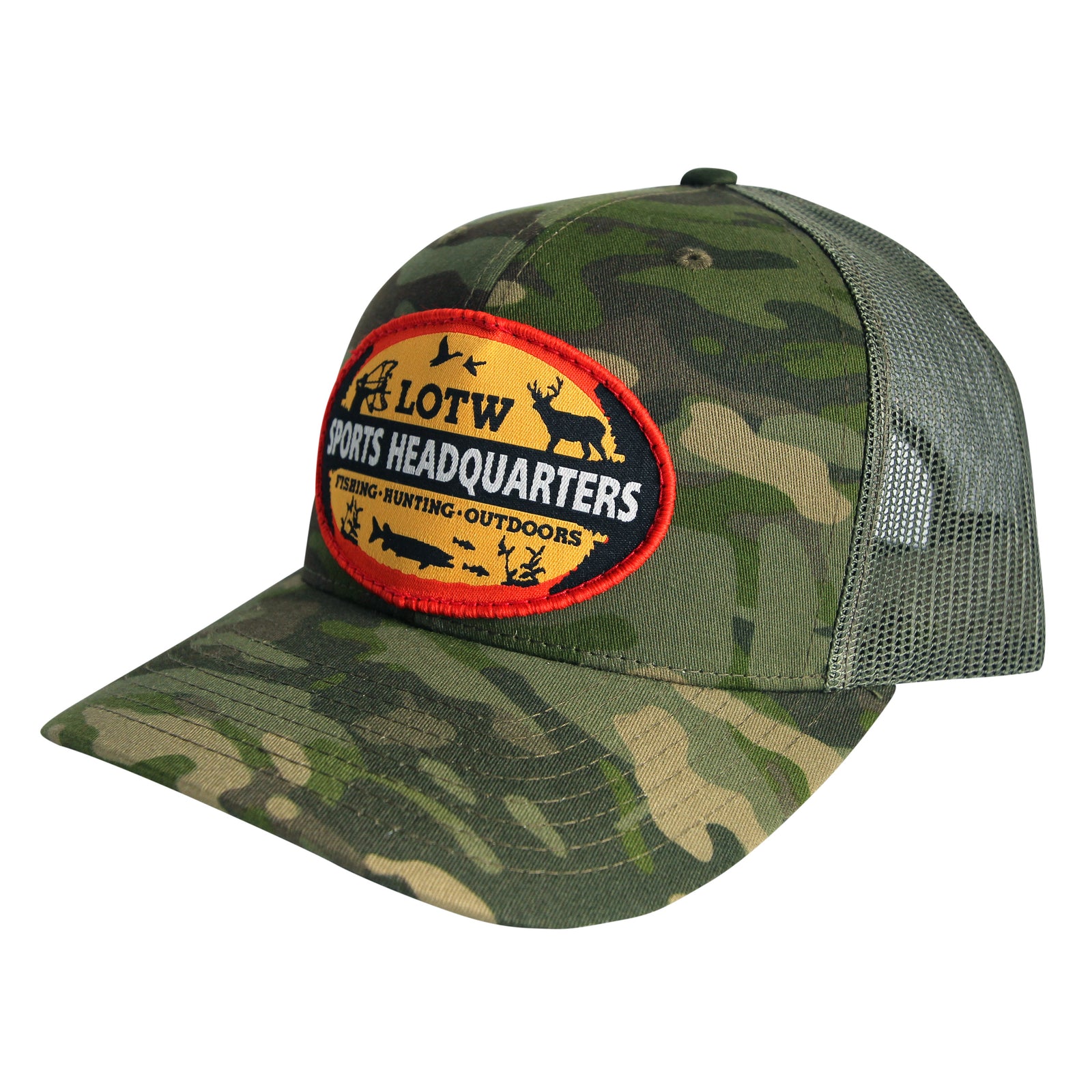 SMB BLACK CAMO TRUCKER HAT - Rahfish