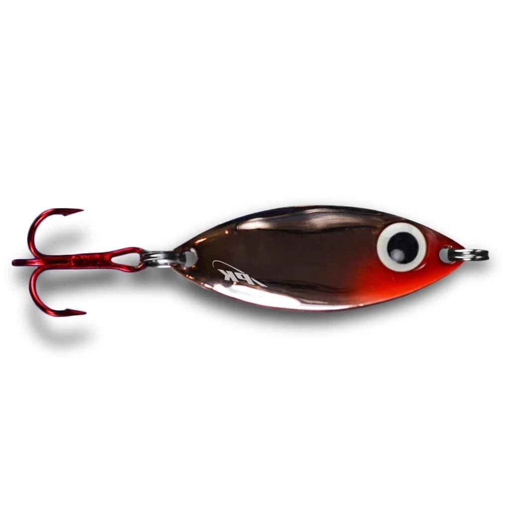 Pk Lures Rattling Spoon Firetiger Glow; 3/8 oz.