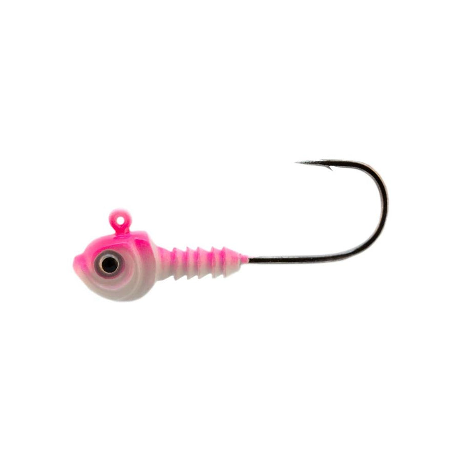 Compleat Angler Two Tone Painted Jig Heads Pink White – Sea-Run