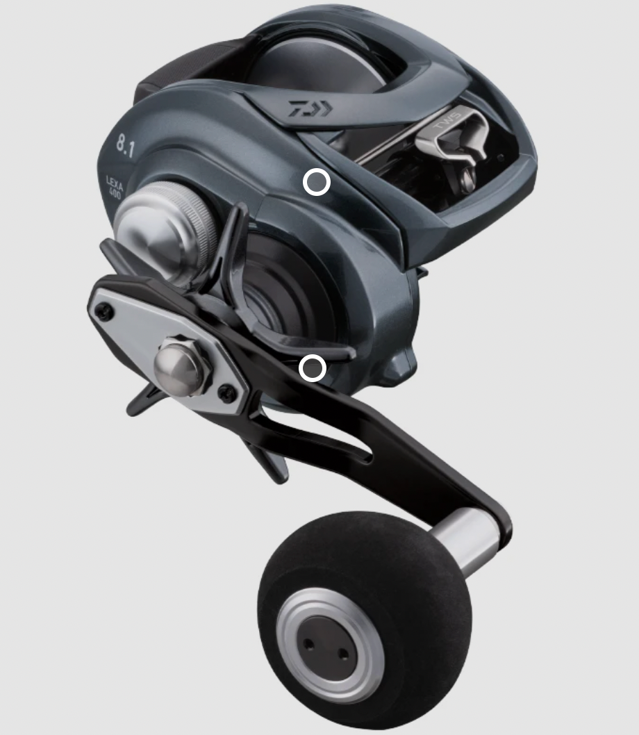 Daiwa Lexa LC 100H Line Counter Baitcasting Reel Left Hand at Glen's