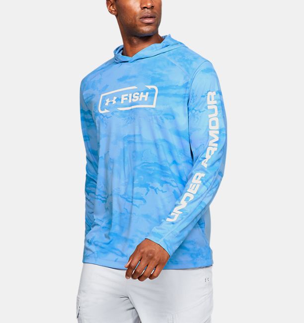 under armour hooded fishing shirt