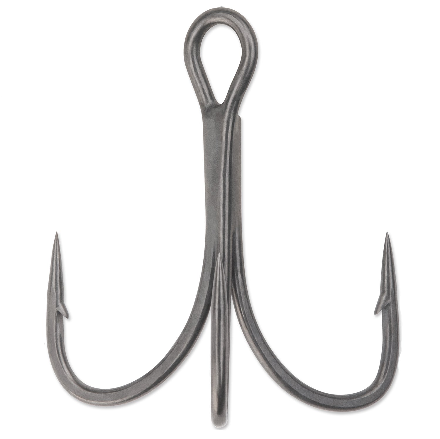 OROOTL 100pcs Fishing Treble Hooks Round Bend Barbed Treble Hook Size 1# 