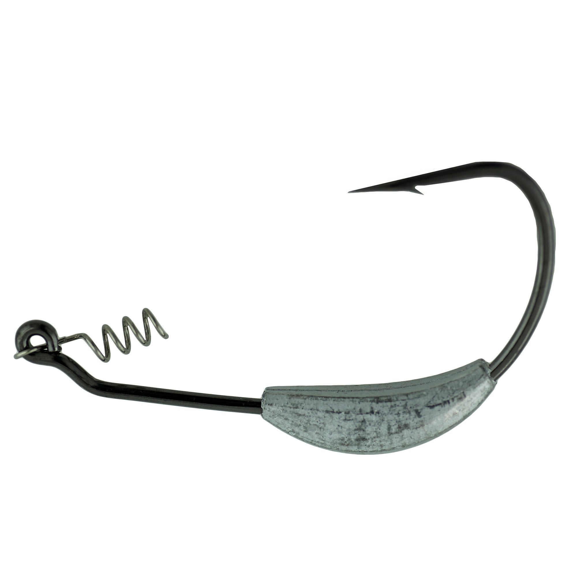 VMC, Heavy Duty Weghted Swimbait Hook, 5/0 Hook Size, 1/4 oz, Black/Nickel,  Package of 4 (HDWSB14#5/0BNPP)