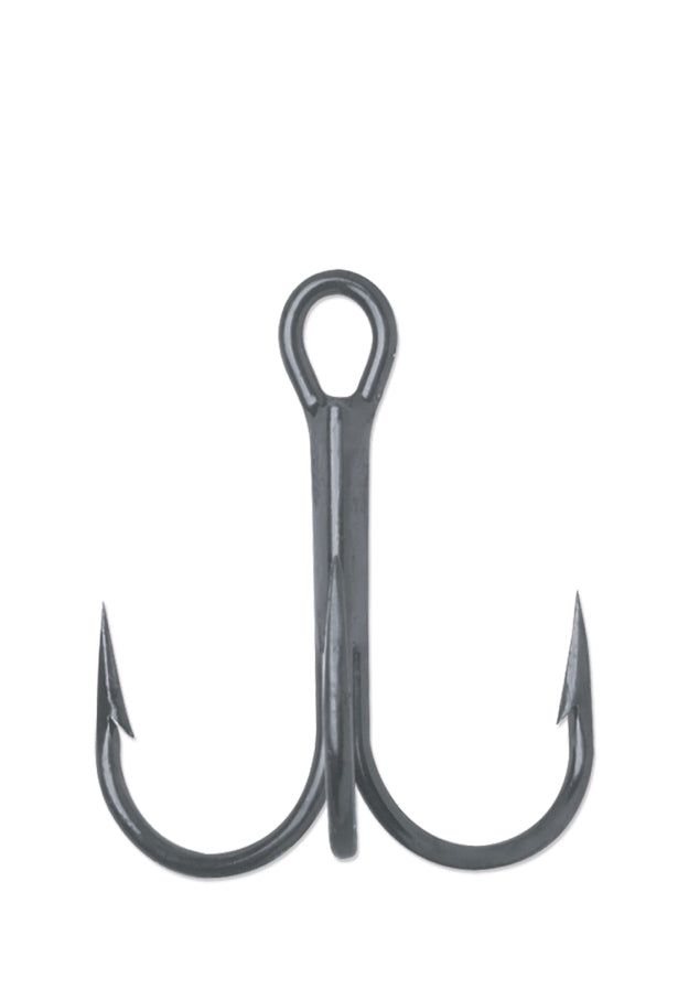 VMC Bladed Round Treble 1X Strong Willow Blade Hooks - LOTWSHQ