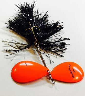 Muskie Bucktail Fishing Lure Double 9 Indiana Blades -  Canada