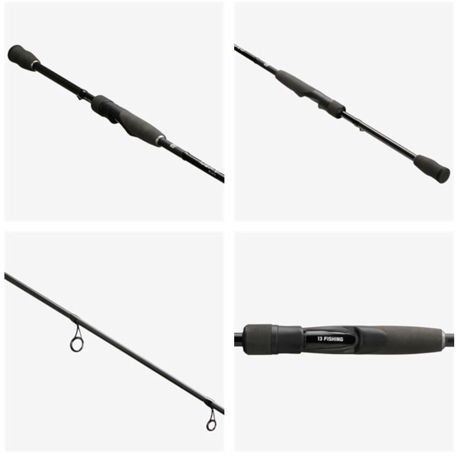 13 Fishing Rely Black - 7'3 H Casting Rod