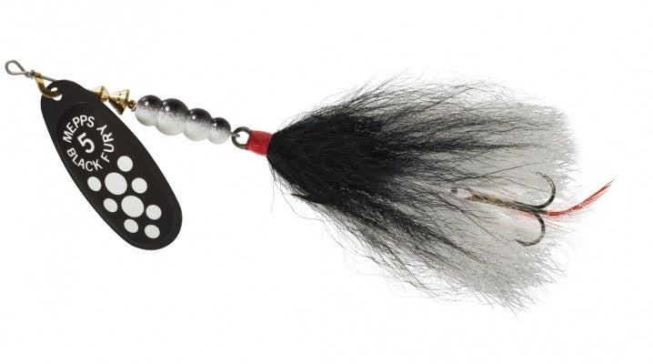 Mepp's Mepps Black Fury Dressed Treble Fishing Lure, India