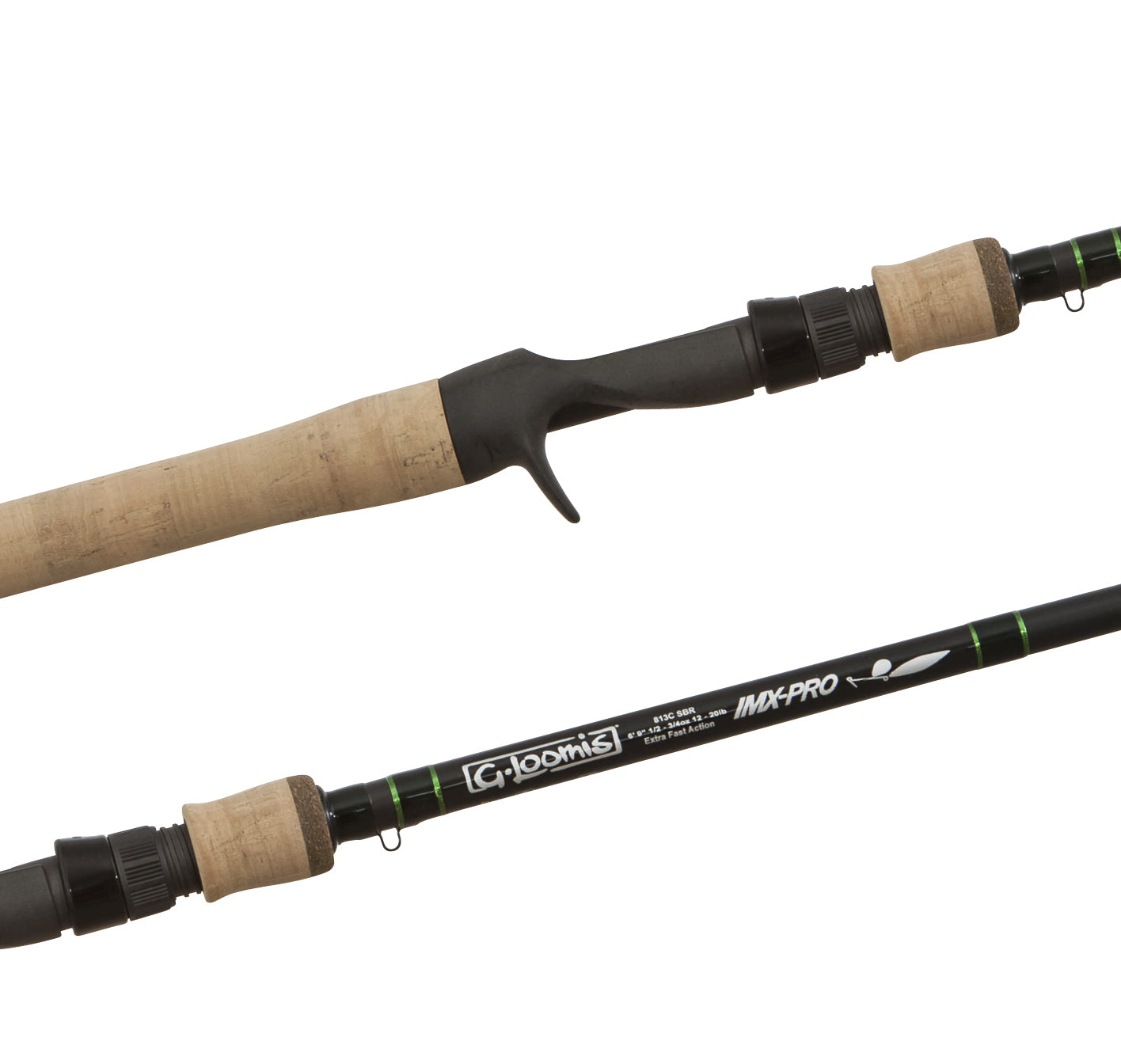 G Loomis GLX MBR 783C 6'6 Med-Heavy Baitcasting Rod 