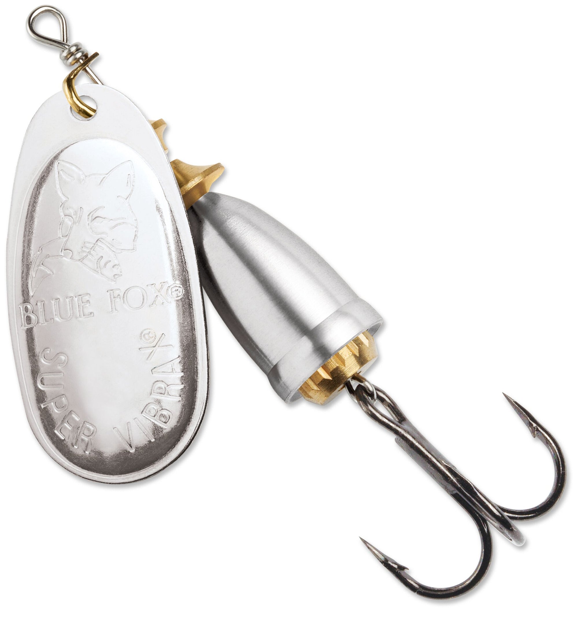 Robinson Wholesale Mepps 1/8 oz Silver Grey Aglia Lure - B1ST-S-G