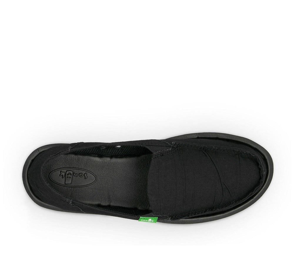 sanuk shuffle black