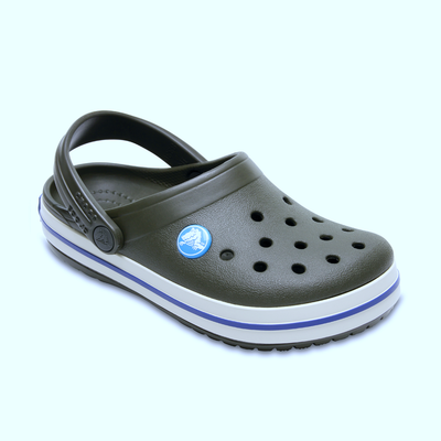 dark green crocs