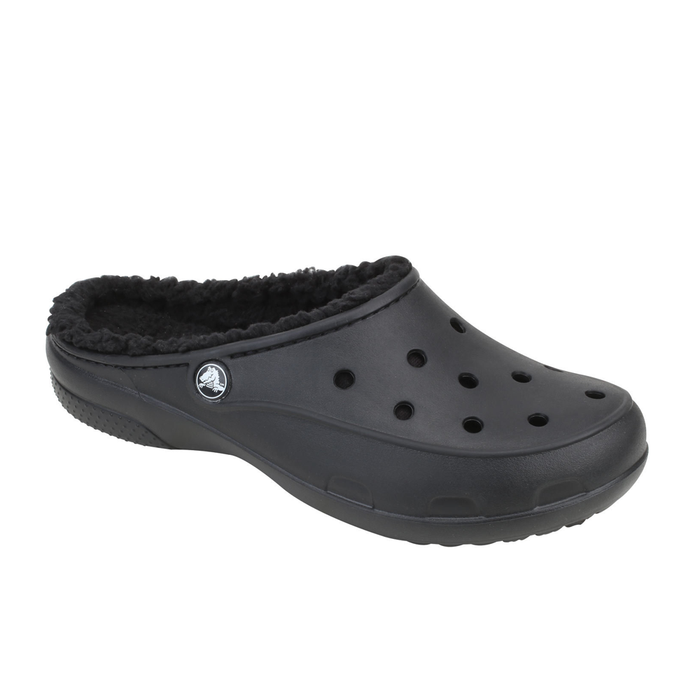 white lined crocs size 9