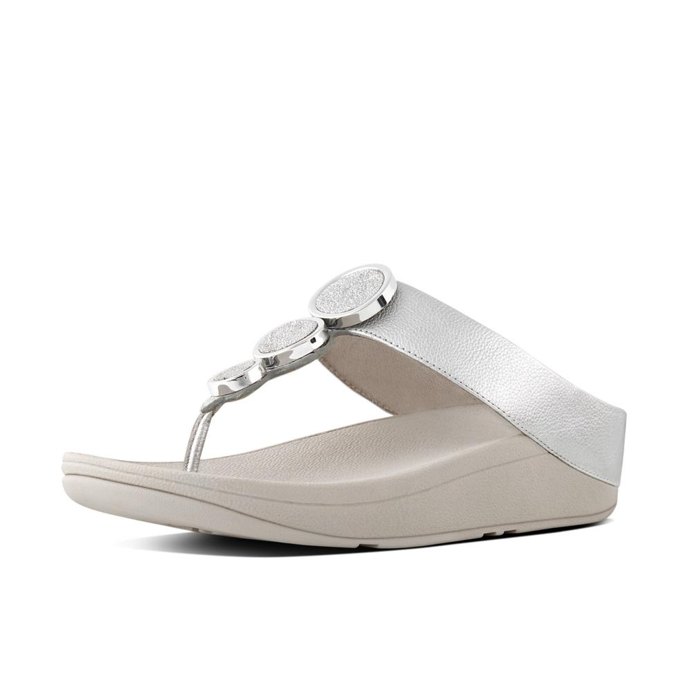 FitFlop Halo Leather Toe-Thong Sandals 