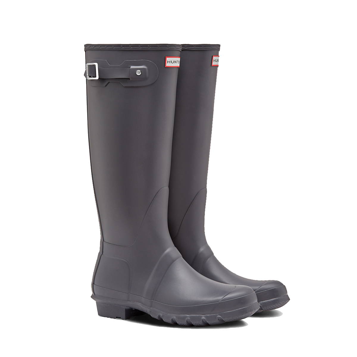 slate grey hunter rain boots