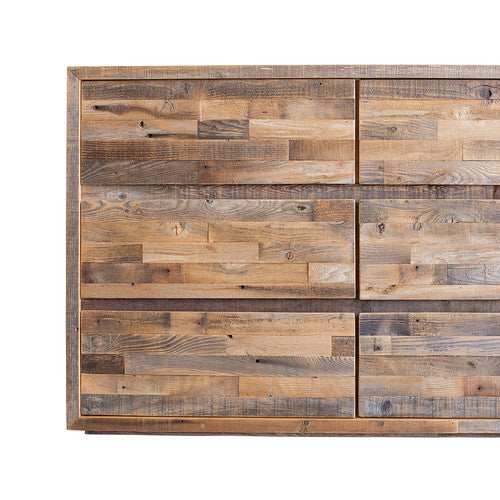 Rustic Modern Reclaimed Wood Dresser Oak Theme