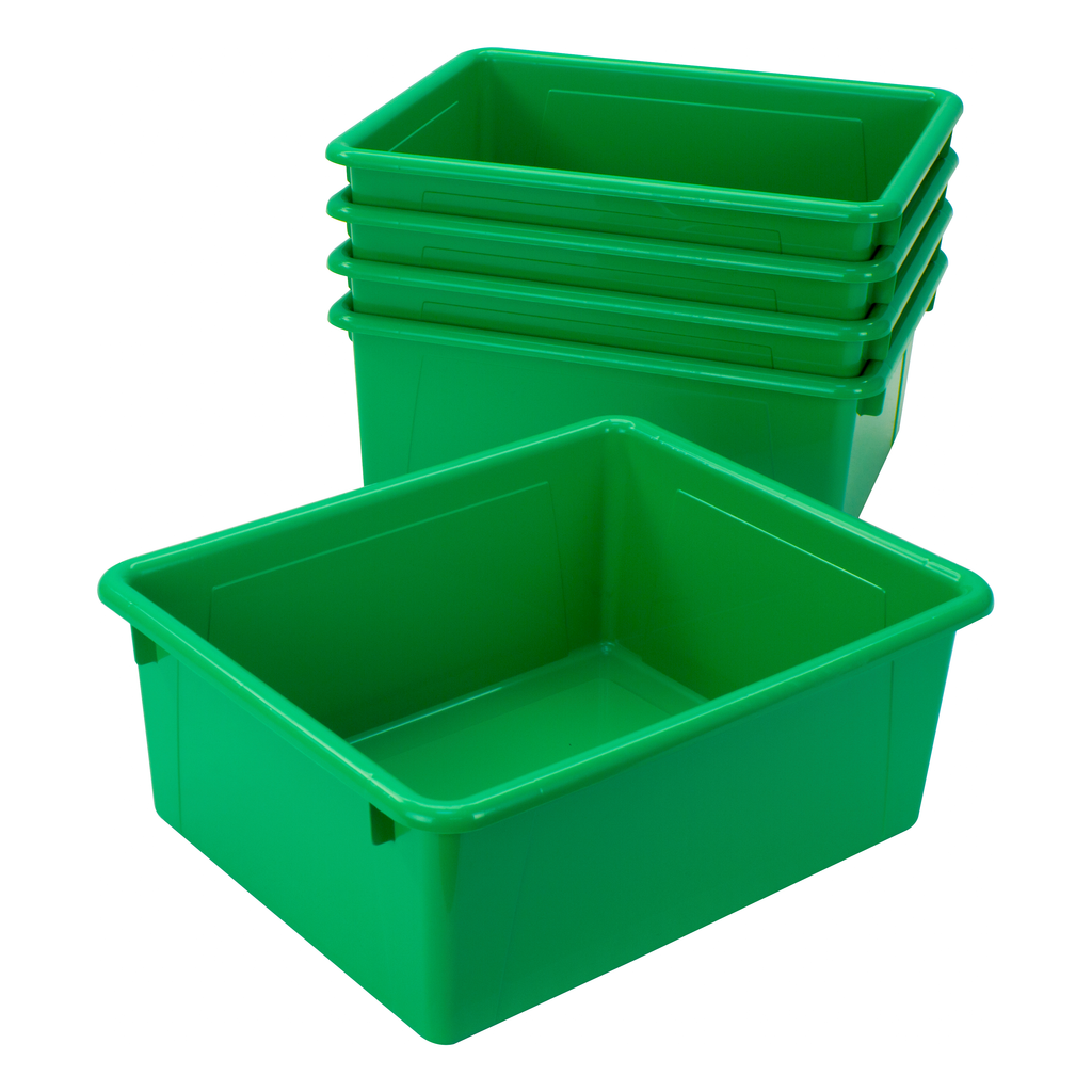 Flat Storage Tray, Green – Storex