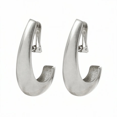 silver-tone Linda earrings