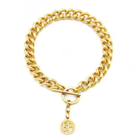 product image of gold link necklace