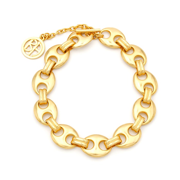 product image of gold link necklace