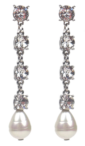 Haydn pearl and crystal earrings from Ben-Amun