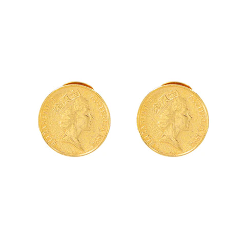 Gold-plated Erg Chebbi earrings