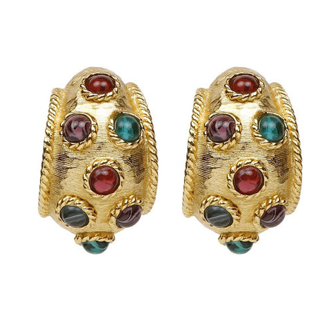 The 24K gold-plated Basel earrings from Ben-Amun