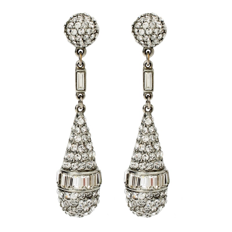 crystal Ben Amun earrings