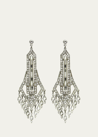 Crystal chandelier earrings