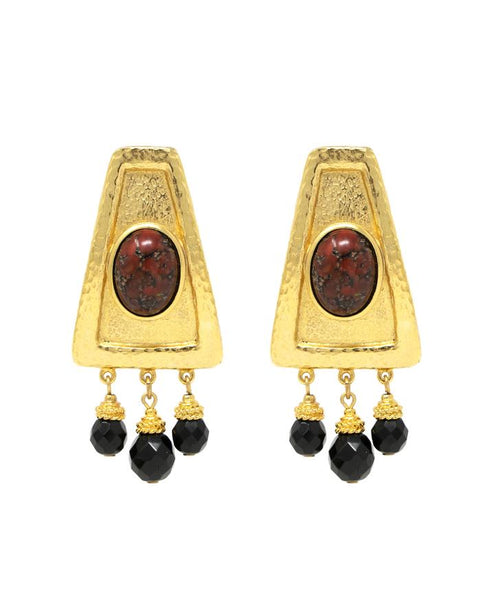 Ben-Amun gold-plated earrings