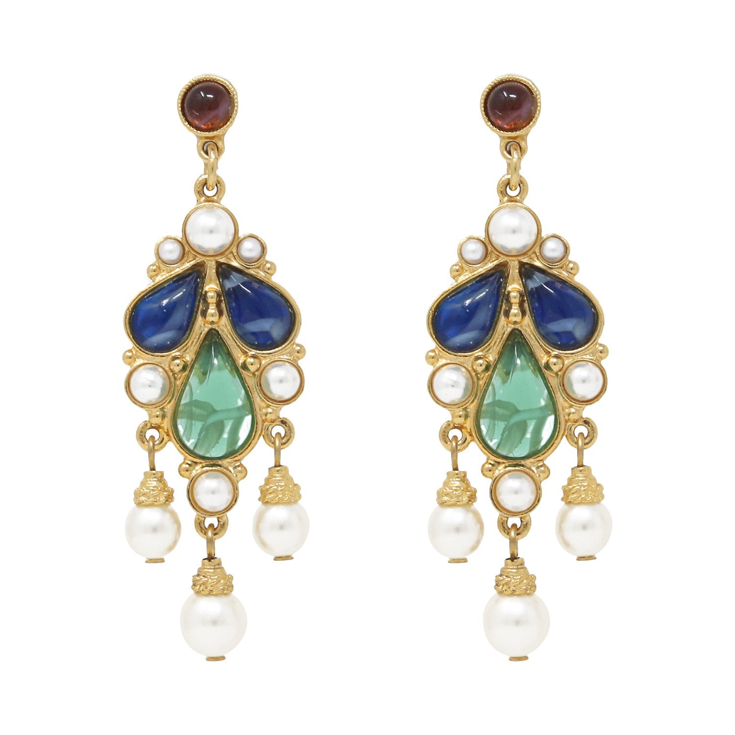 Almada Earrings | Tudores Collection | Ben-Amun Jewelry