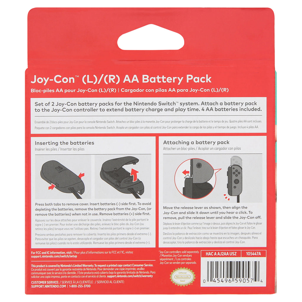 Nintendo Switch Joy Con L R Battery Pack