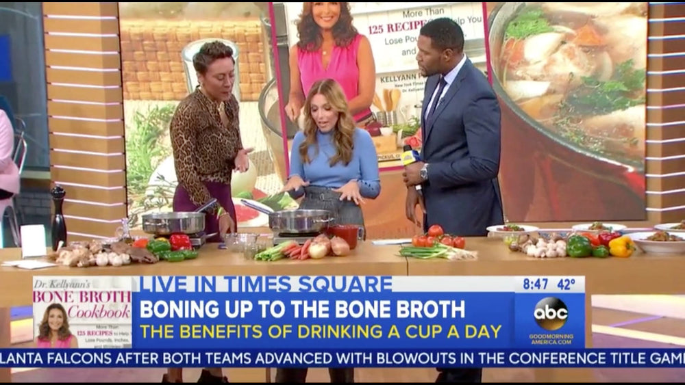 Bone Broth Diet Cookbook on Good Morning America Dr. Kellyann