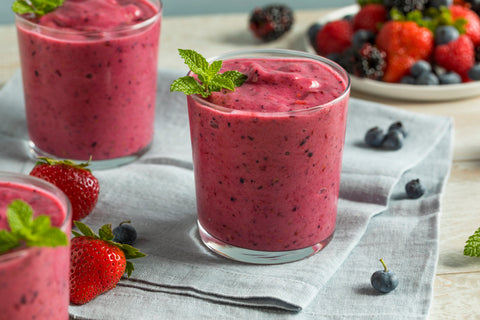 berries and cream shake