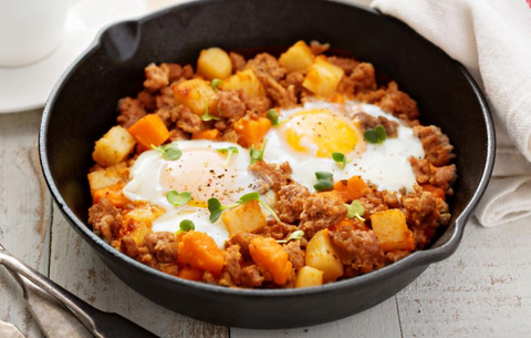 Sausage and Squash Breakfast Hash