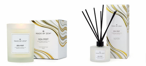 Sea Mist Scented Candle and Reed diffuser