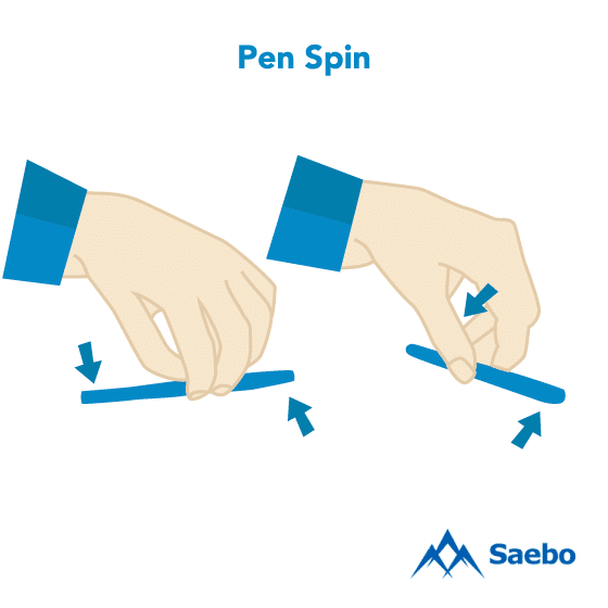 Exercise #23: Pen  Spin Exercises for Stroke Recovery Survivors & Patients at Home