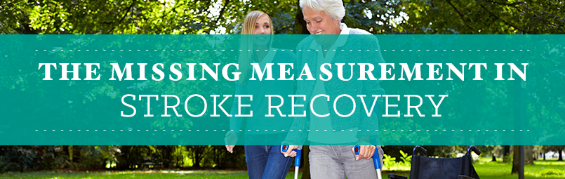 The missing measurement In Stroke Recovery