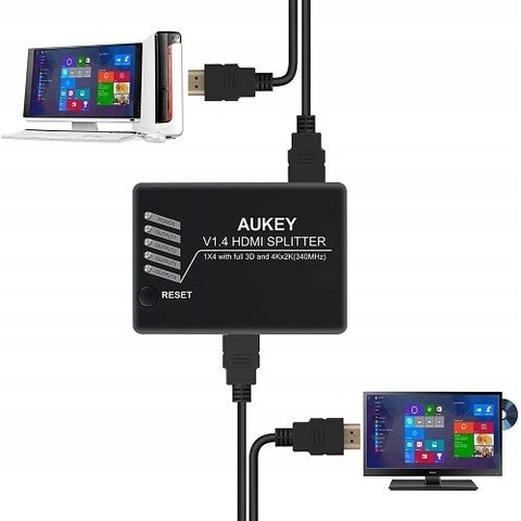 AUKEY-HA-H02-1x4-rozdzielacz-wzmacniacza-HDMI-V1-4-Zastosowanie-USB-FireWire