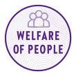 An icon representing showcasing New Chapter's commitment to public welfare.