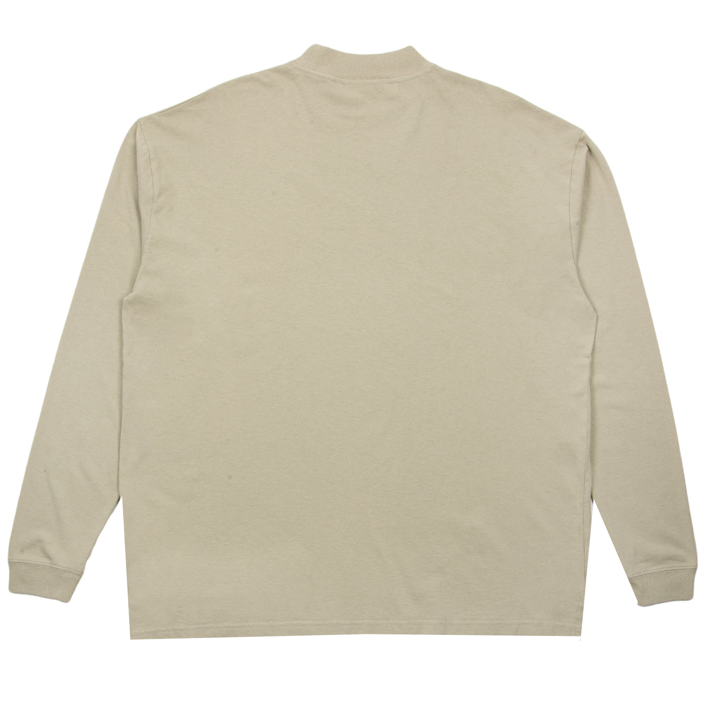 Off-White FW21 Carav Hand Over Mockneck Abbey Stone Tee, Multi