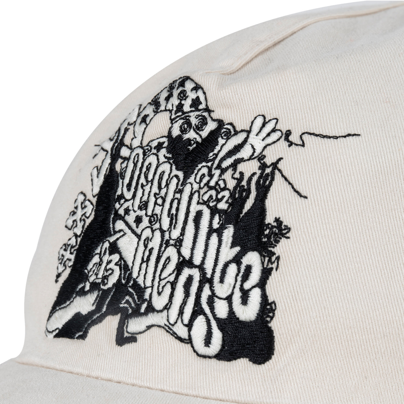 Off-White FW21 Wizard Flyer Baseball Cap, Tofu Black