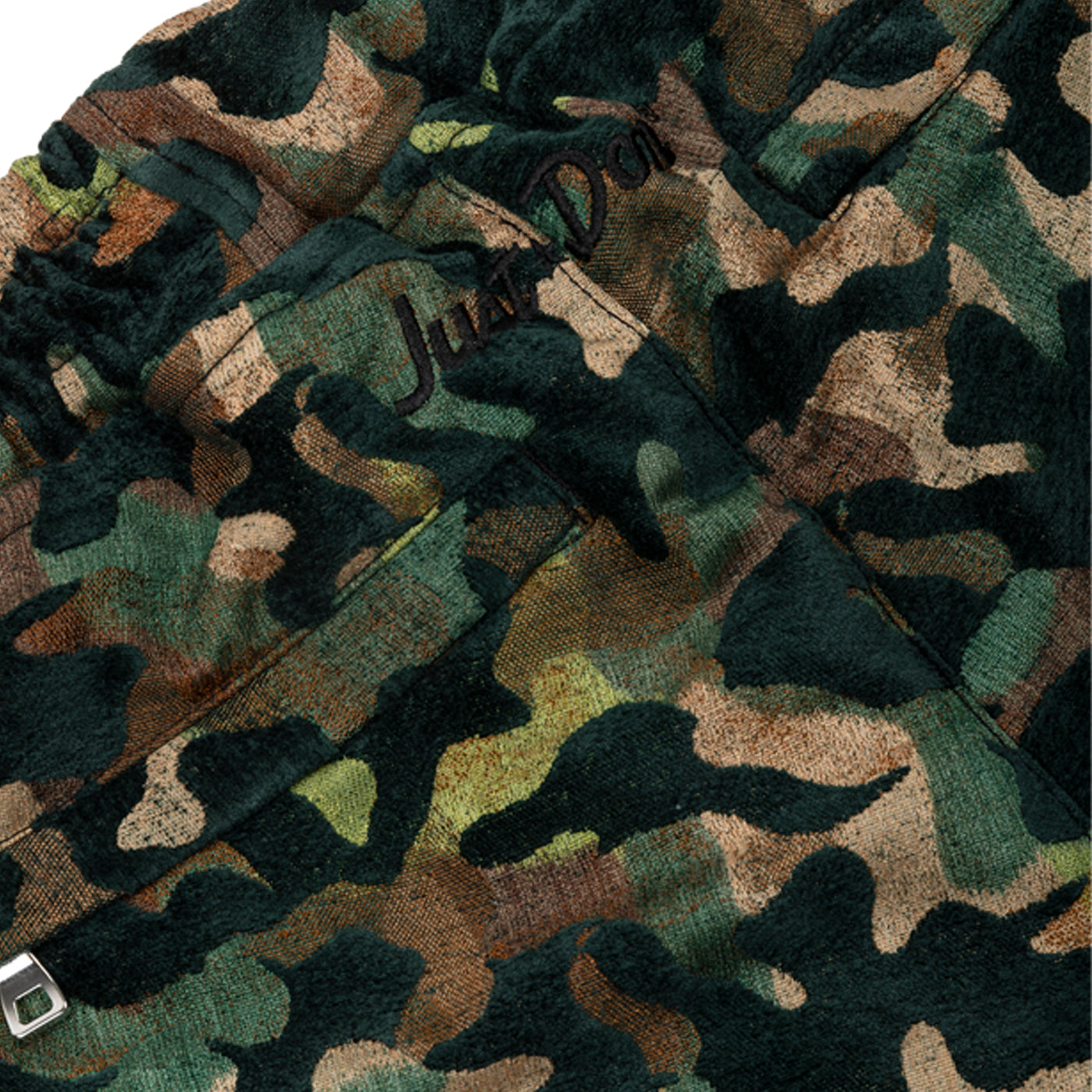Just Don FW21 Camo Trousers, Green