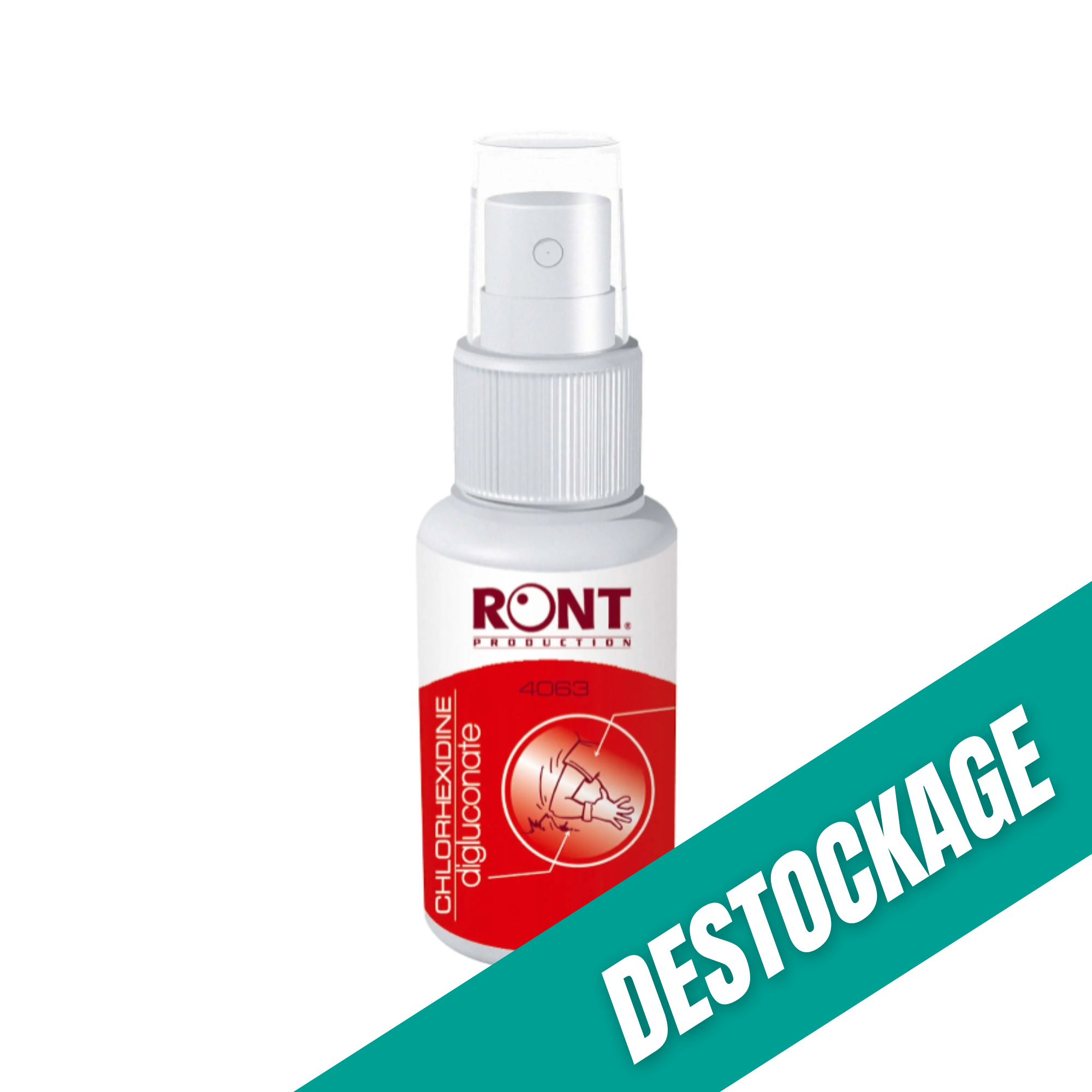 Chlorhexidine digluconate 0.2% - 50 ml - RONT // Destockage Ront 