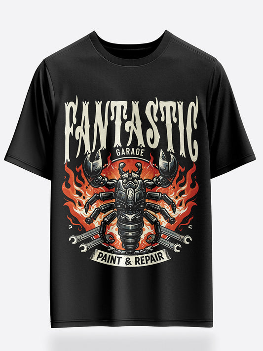 Unisex Fantastic Garage Oversized Graphic T-Shirt