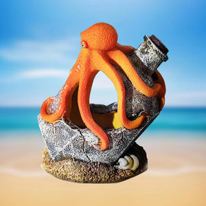 Aquarium Octopus Flowing Bottle Ornament - Fylvy