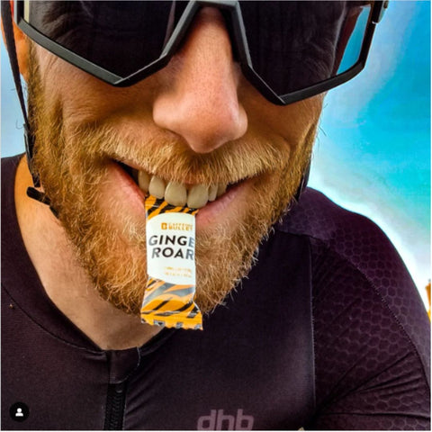 Ginger Roars Used By an Cyclist
