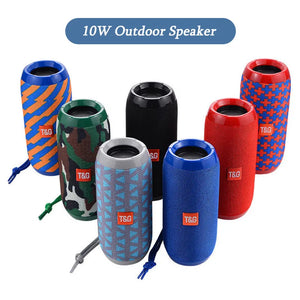 Outdoor Speaker Waterproof Portable Wireless Support TF Card FM Radio Aux Input - HomeTechHarbor