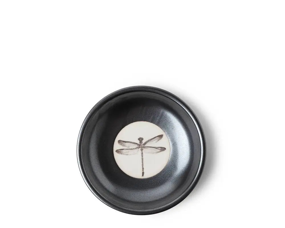 Dragonfly Graphite Gray/Black Dish