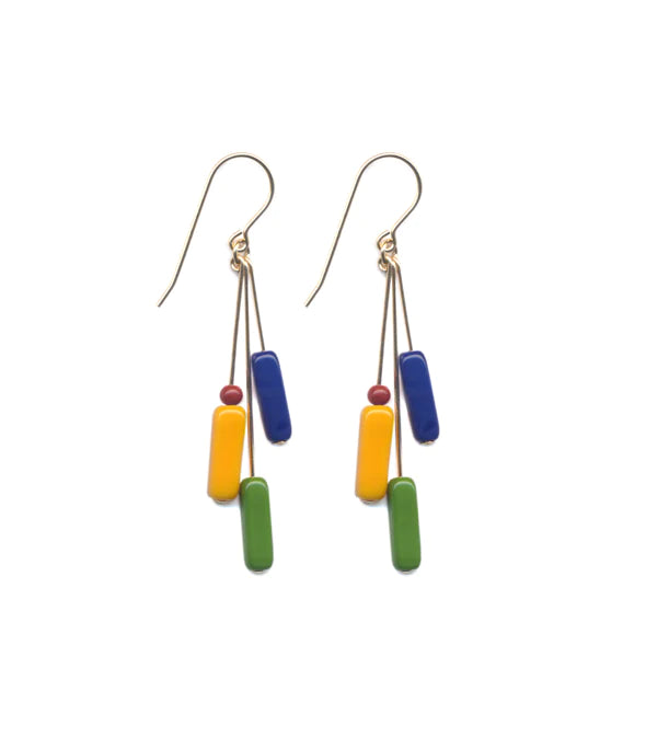 Multi Rectangle Earrings